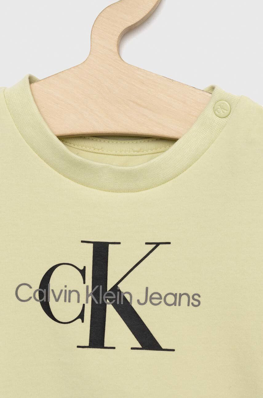 Calvin Klein Jeans Dětské tričko šedá barva - Pepit.cz