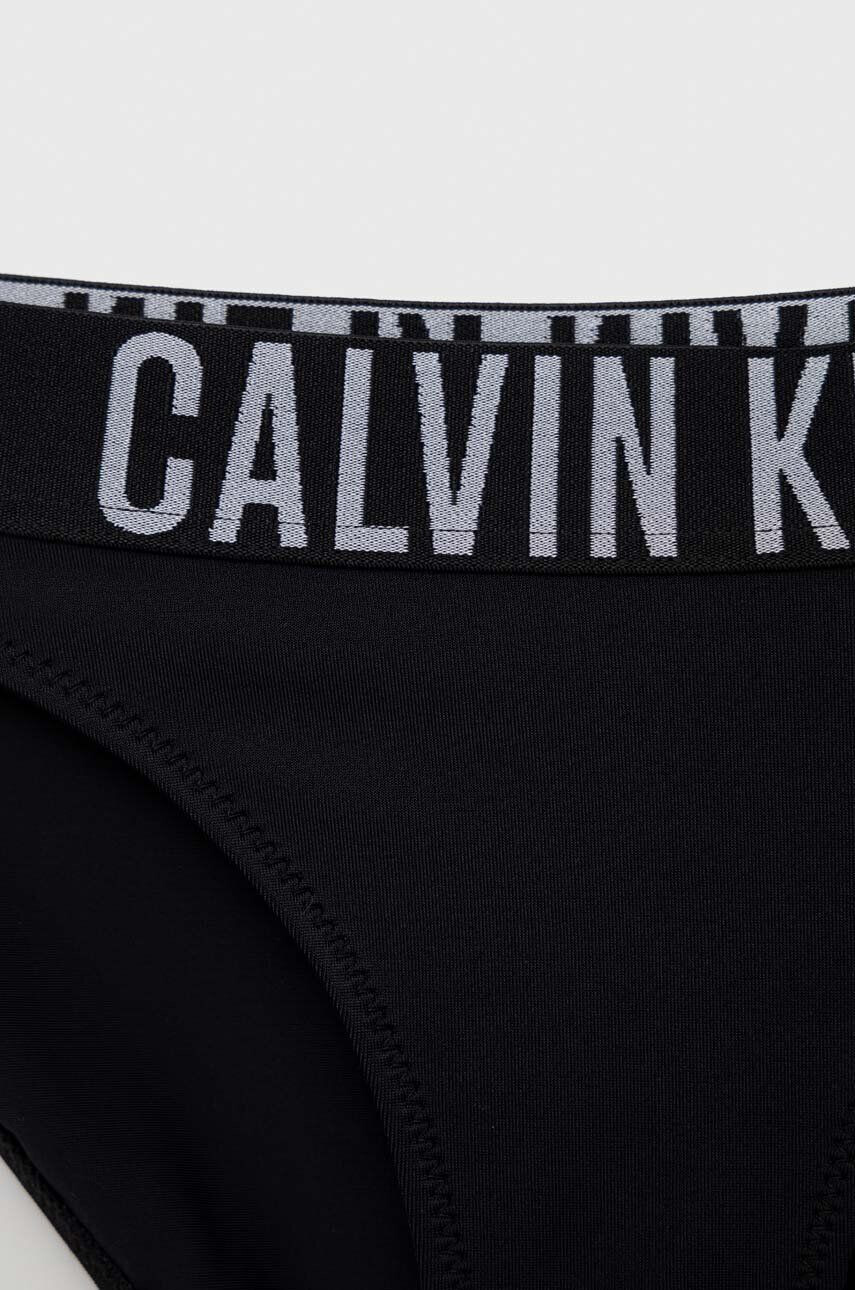 Calvin Klein Jeans Dvoudílné dětské plavky černá barva - Pepit.cz