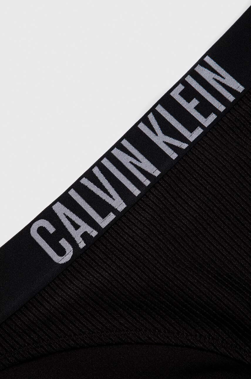 Calvin Klein Jeans Dvoudílné dětské plavky černá barva - Pepit.cz