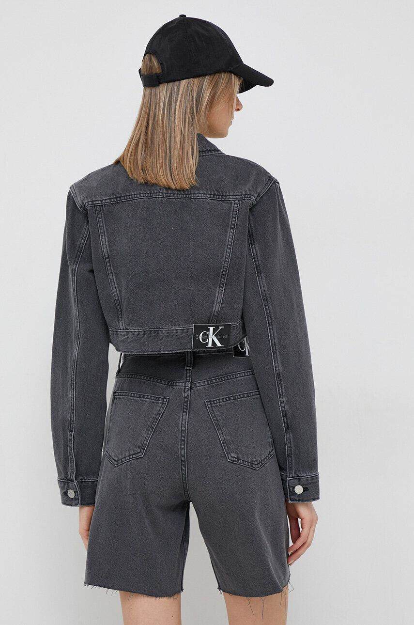 Calvin Klein Jeans Džínová bunda pánská přechodná oversize - Pepit.cz