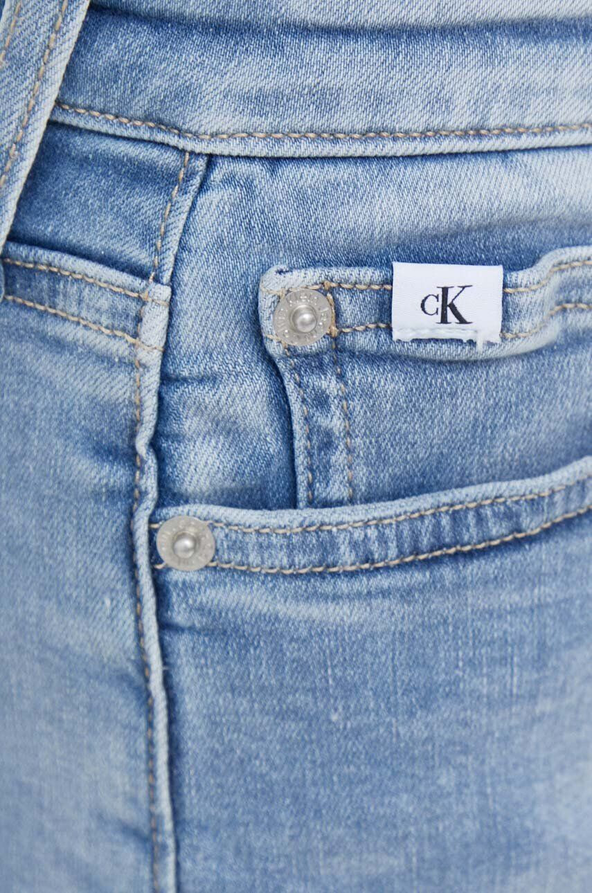 Calvin Klein Jeans Džínové šortky dámské hladké medium waist - Pepit.cz