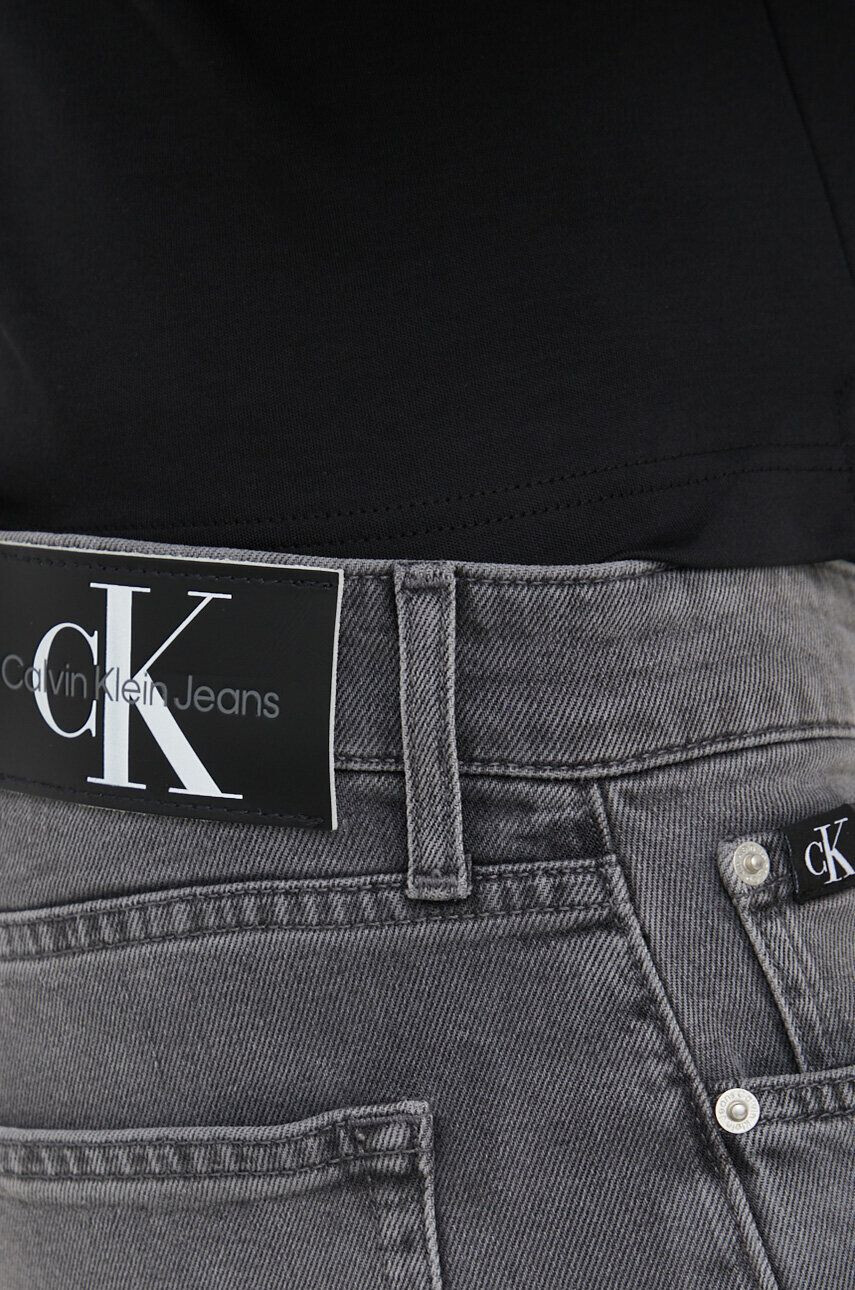 Calvin Klein Jeans Džíny pánské šedá barva - Pepit.cz