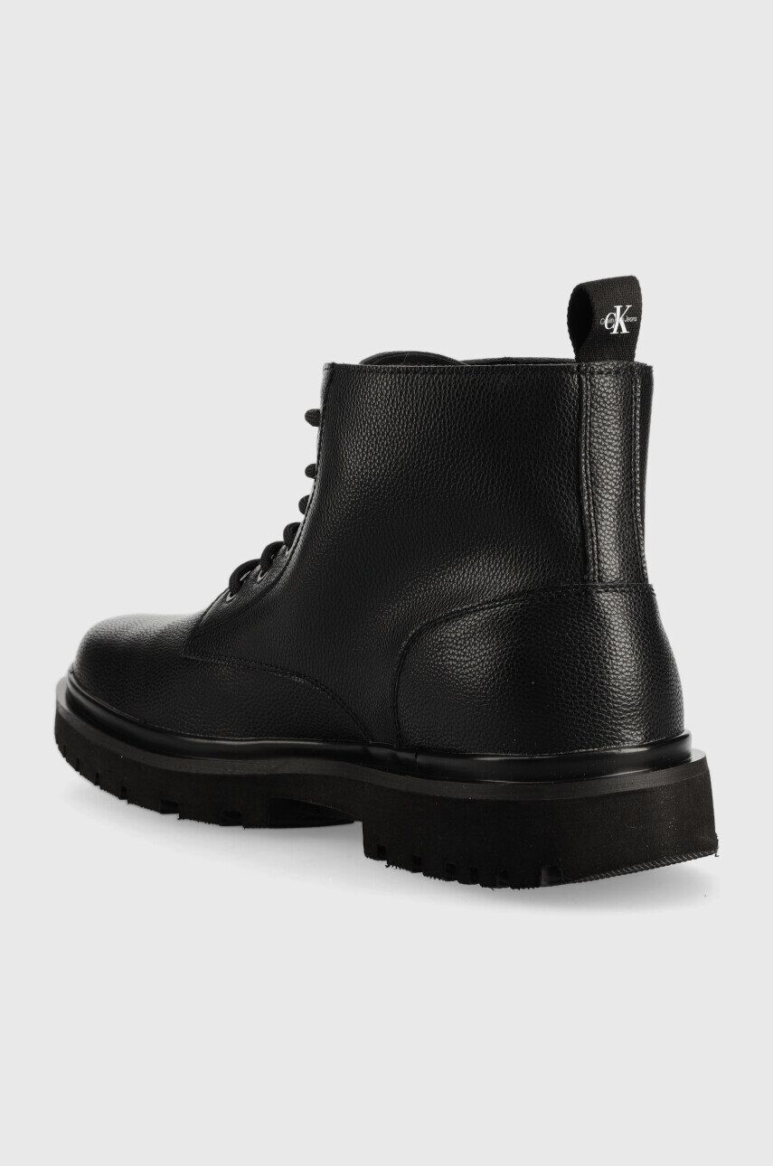 Calvin Klein Jeans Kožené boty Lug Mid Laceup Boot - Pepit.cz