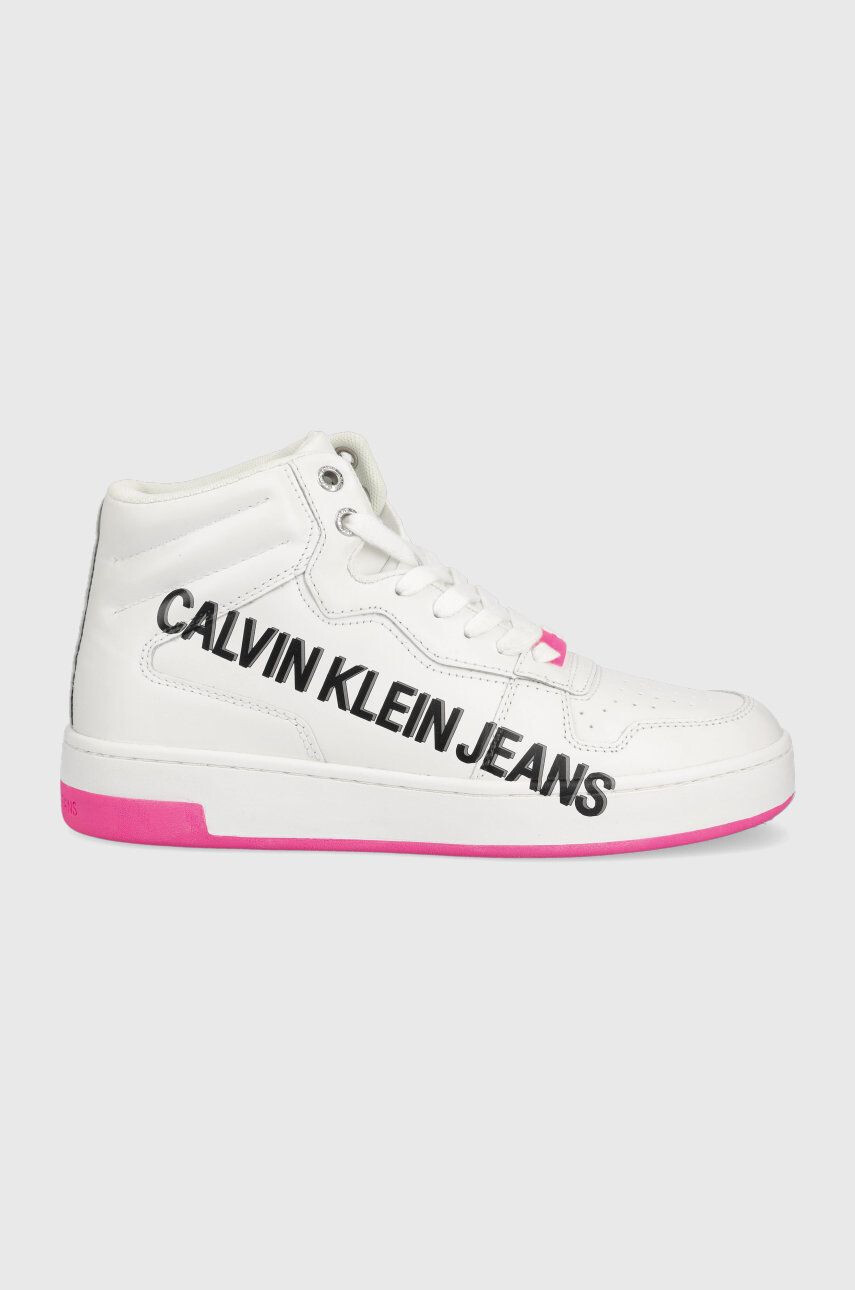 Calvin Klein Jeans Kožené sneakers boty - Pepit.cz