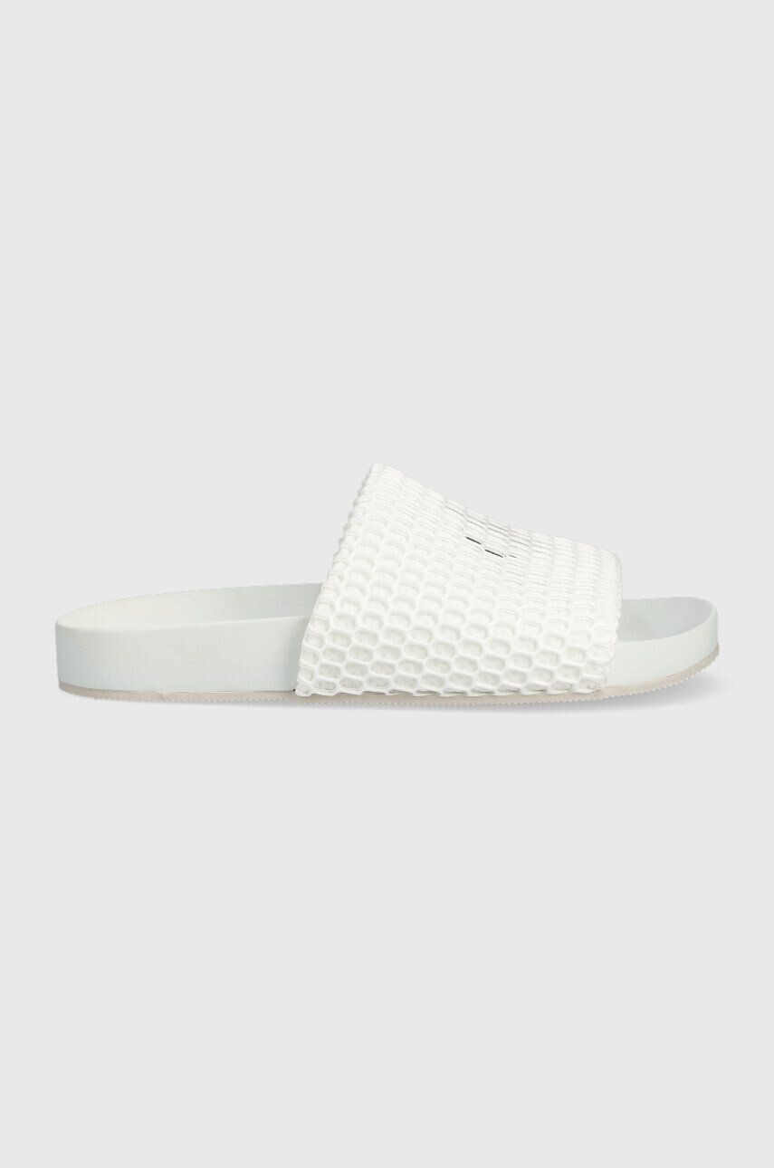 Calvin Klein Jeans Pantofle COMFORT SANDAL OVERSIZED MESH dámské bílá barva YW0YW00973 - Pepit.cz