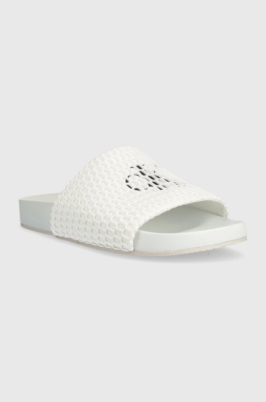 Calvin Klein Jeans Pantofle COMFORT SANDAL OVERSIZED MESH dámské bílá barva YW0YW00973 - Pepit.cz