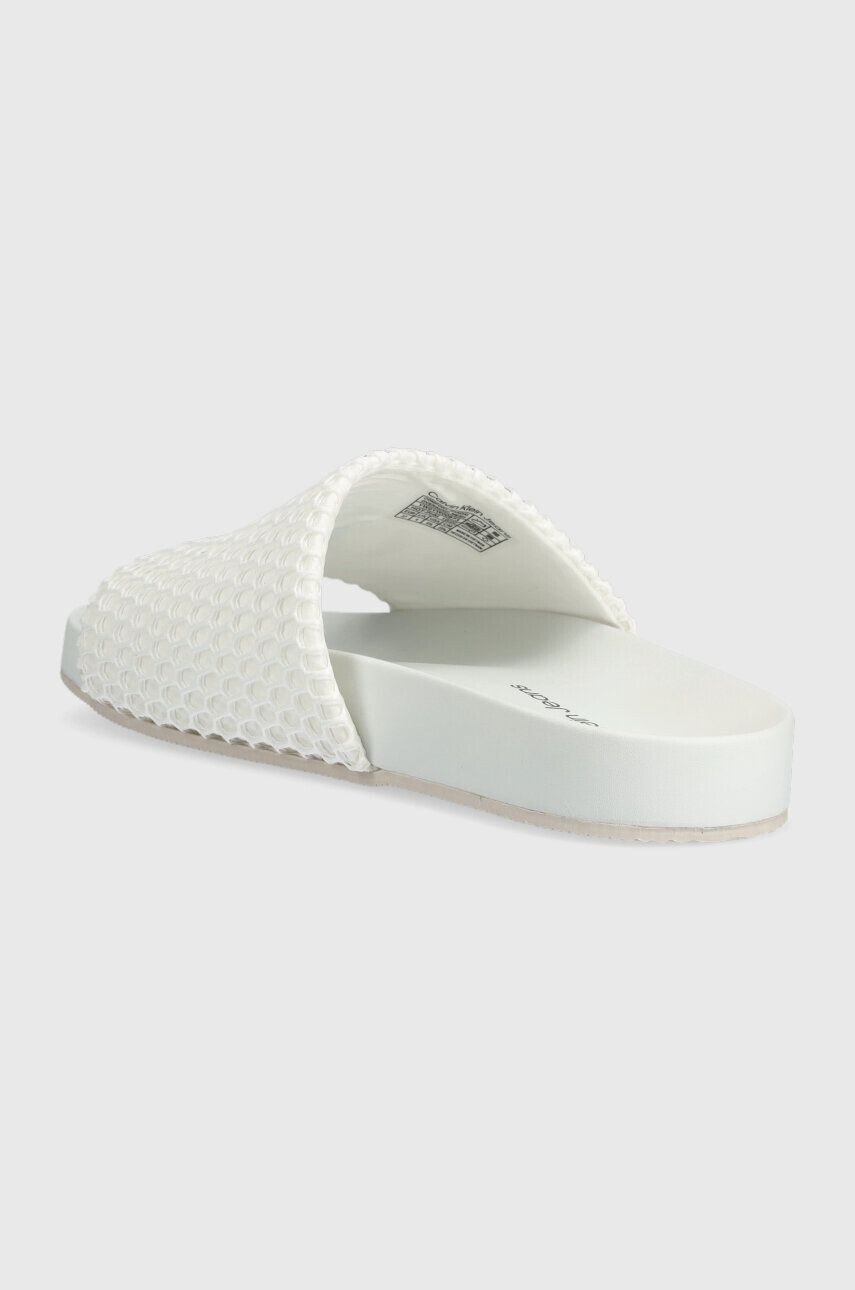 Calvin Klein Jeans Pantofle COMFORT SANDAL OVERSIZED MESH dámské bílá barva YW0YW00973 - Pepit.cz