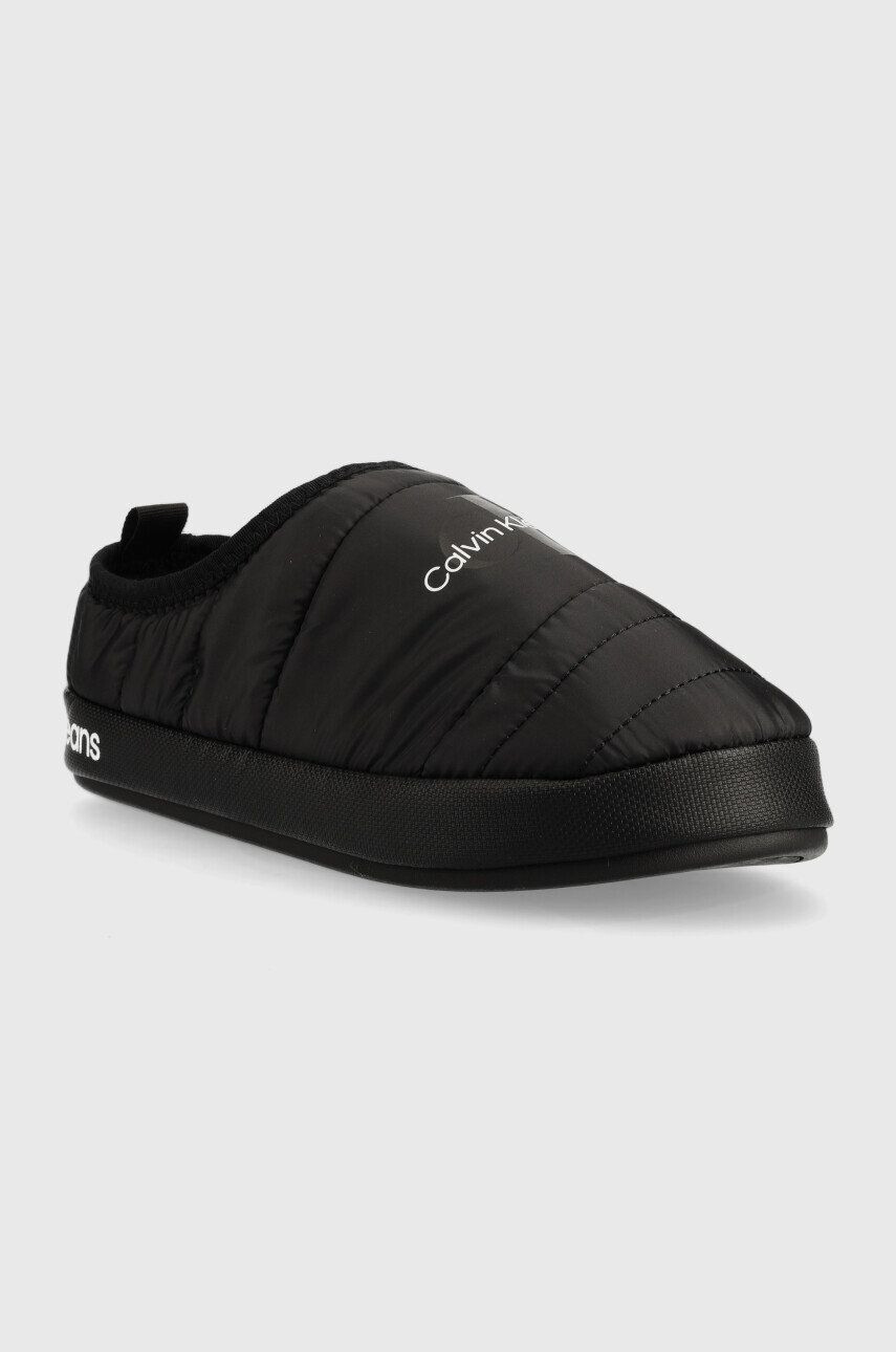 Calvin Klein Jeans Pantofle Home Slipper černá barva - Pepit.cz