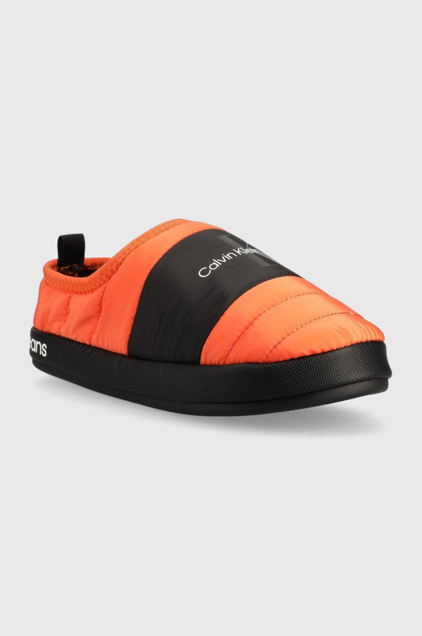 Calvin Klein Jeans Pantofle Home Slipper oranžová barva - Pepit.cz