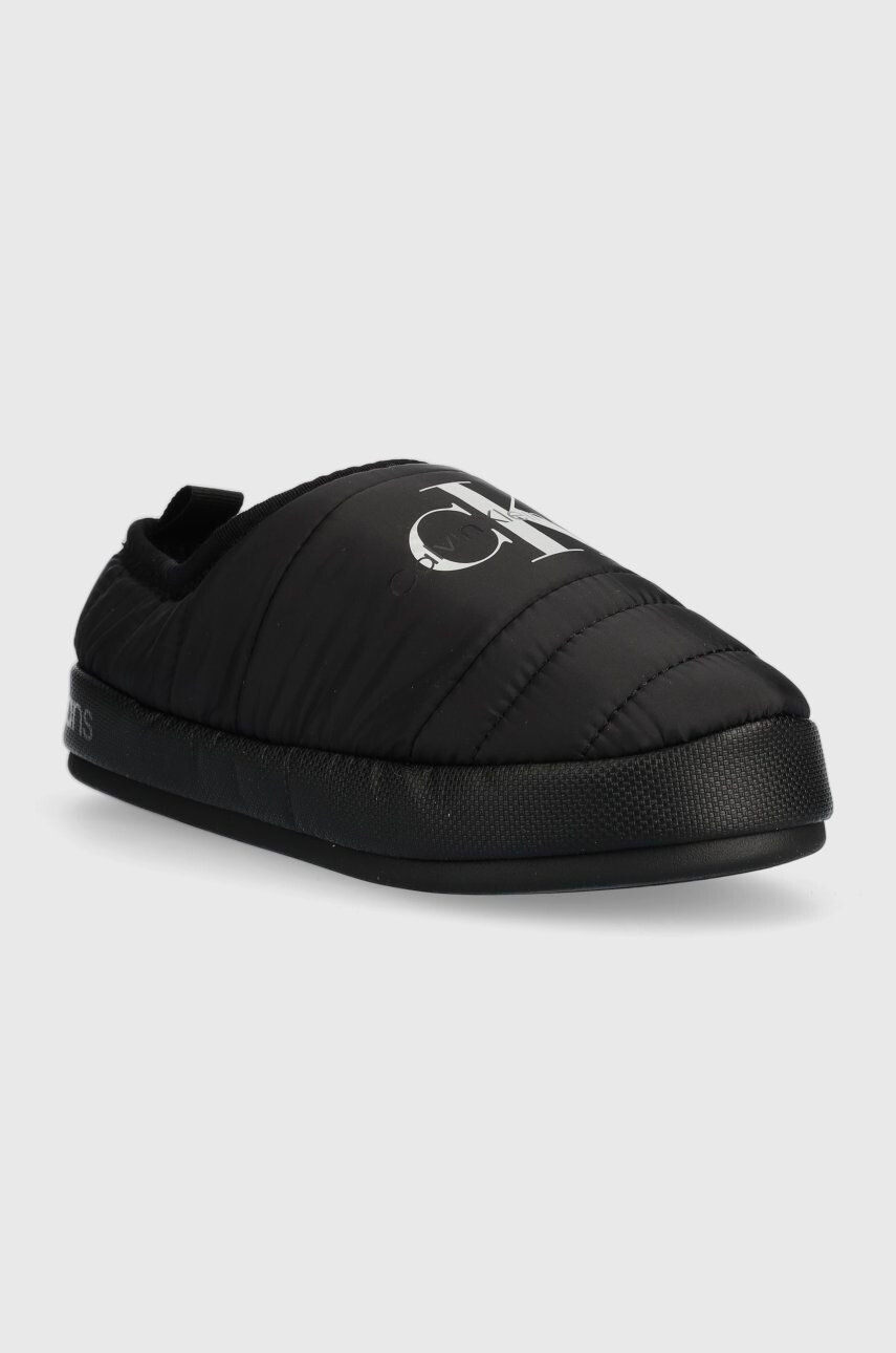 Calvin Klein Jeans Pantofle Home Slipper Wn černá barva - Pepit.cz