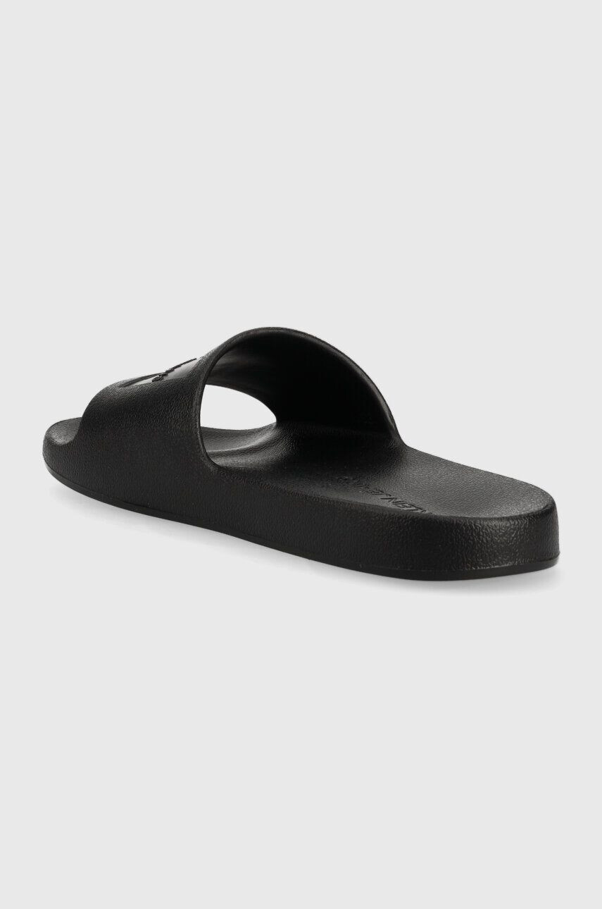 Calvin Klein Jeans Pantofle SLIDE MONOGRAM DEBOSSED EVA dámské černá barva YW0YW00102 - Pepit.cz