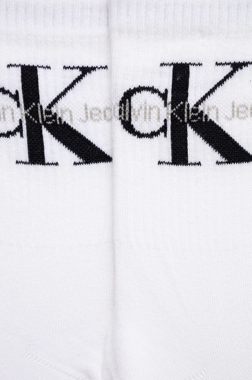 Calvin Klein Jeans Ponožky dámské bílá barva - Pepit.cz