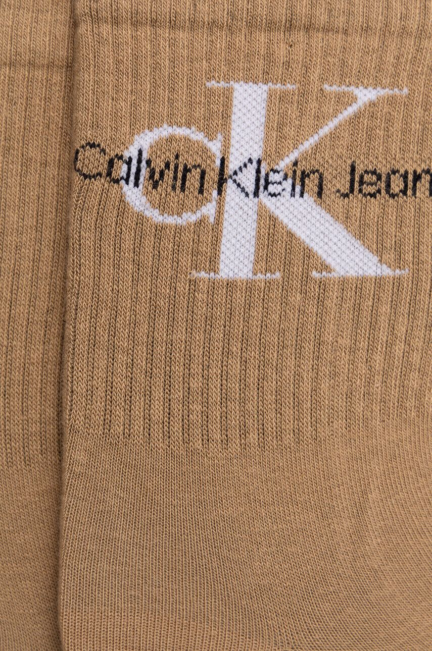 Calvin Klein Jeans Ponožky dámské hnědá barva - Pepit.cz