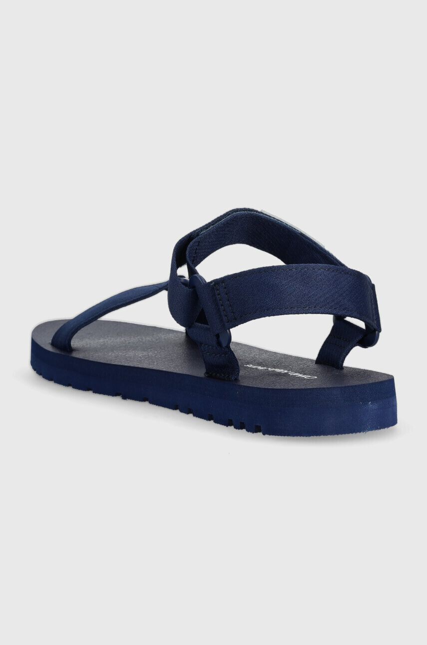 Calvin Klein Jeans Sandály PREFRESATO WEBBING BADGE STORY pánské tmavomodrá barva YM0YM00639 - Pepit.cz