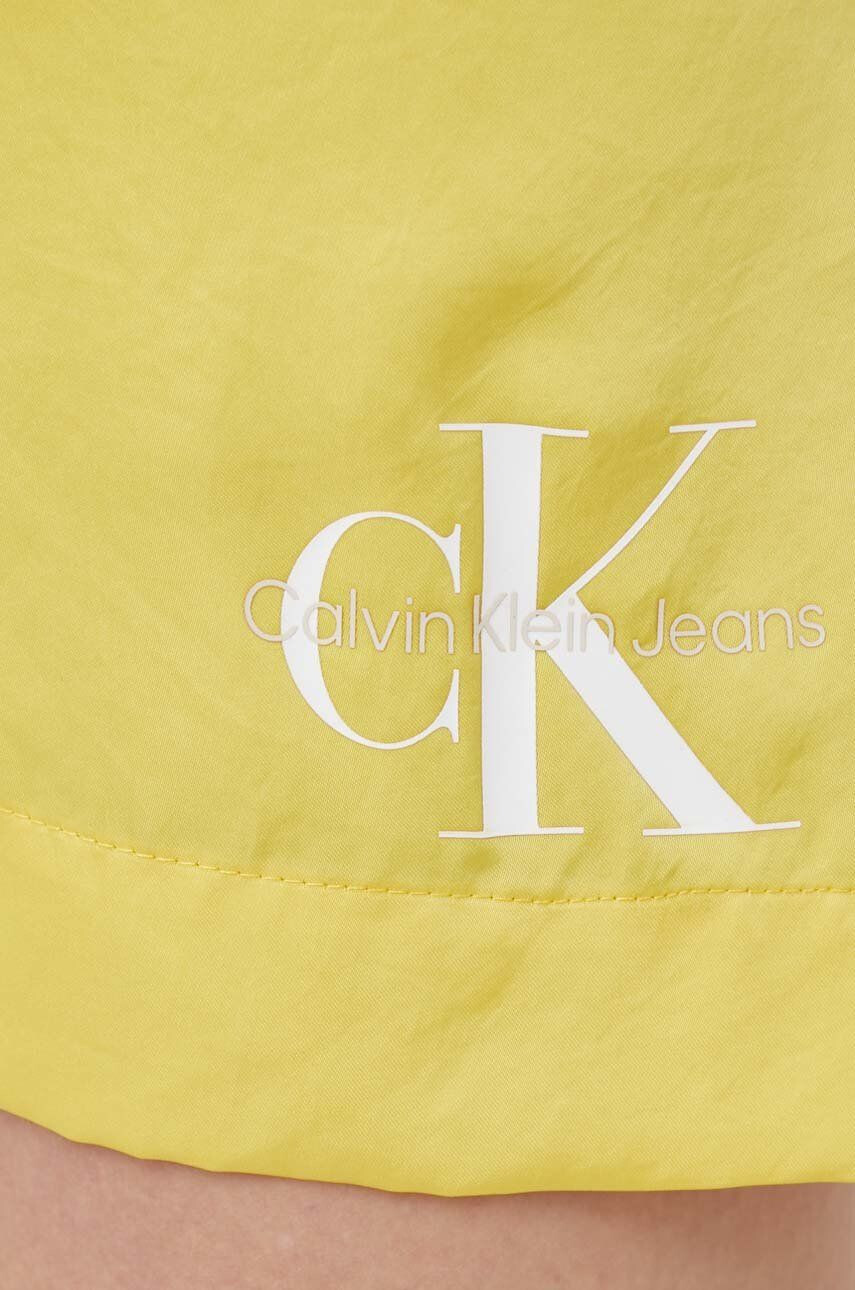 Calvin Klein Jeans Šaty žlutá barva mini - Pepit.cz