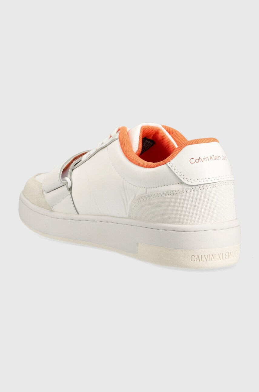 Calvin Klein Jeans Sneakers boty BASKET CUPSOLE VELCRO SOFTNY bílá barva YM0YM00609 - Pepit.cz