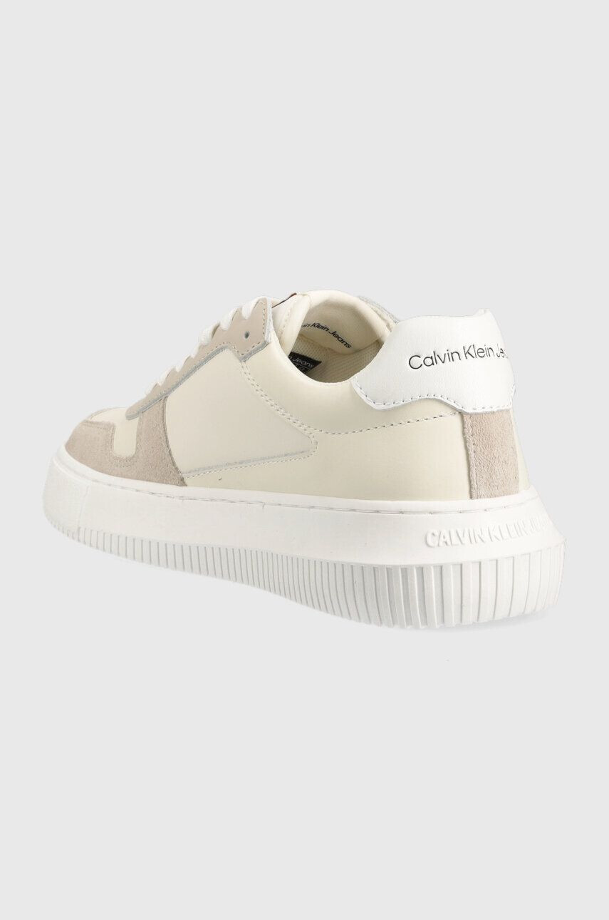 Calvin Klein Jeans Sneakers boty CHUNKY CUPSOLE LACEU béžová barva YW0YW01046 - Pepit.cz