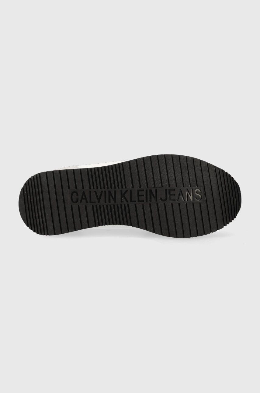 Calvin Klein Jeans Sneakers boty RUNNER SOCK LACEUP R béžová barva YW0YW01238 - Pepit.cz