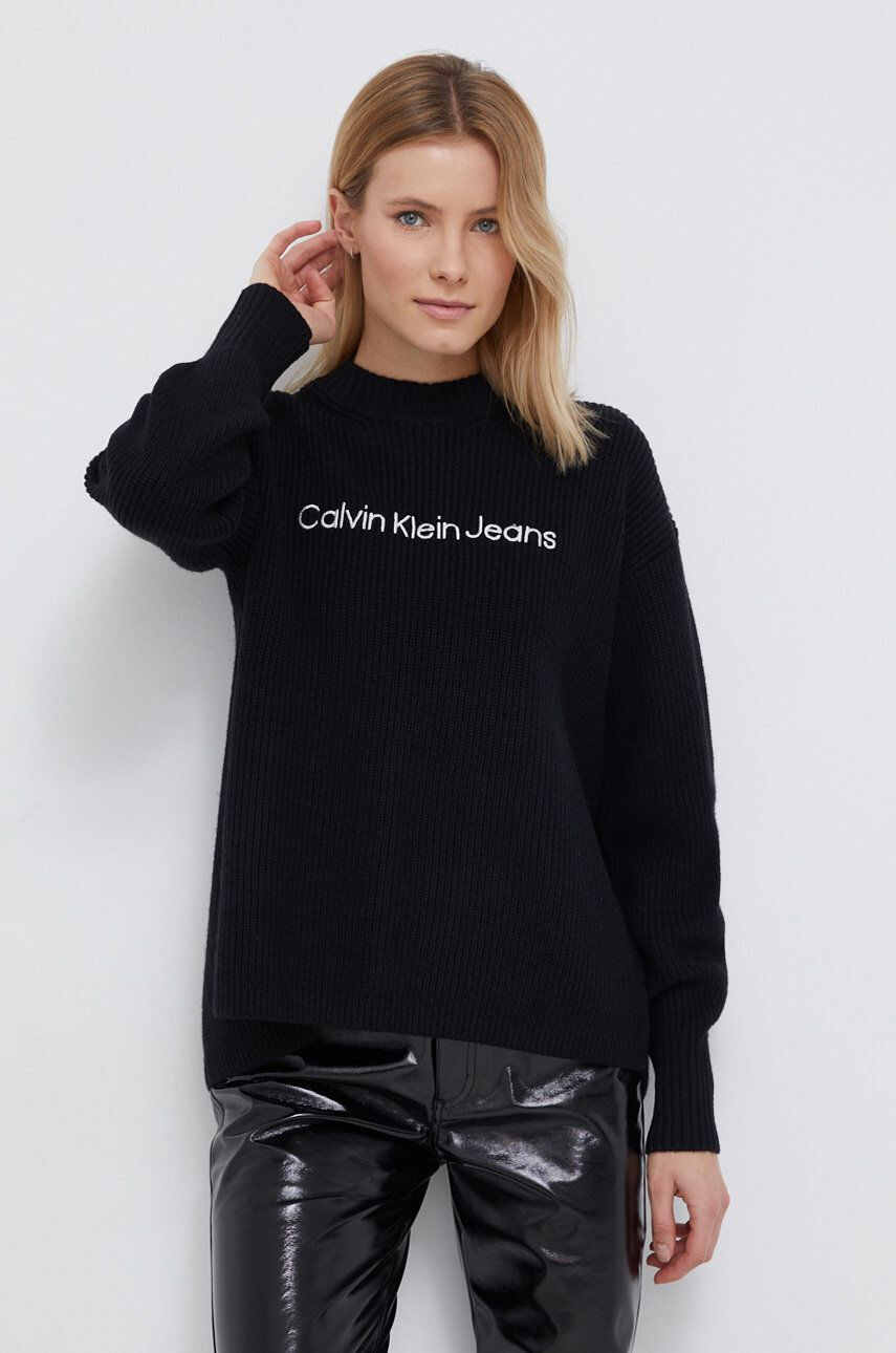 Calvin Klein Jeans Svetr z vlněné směsi - Pepit.cz