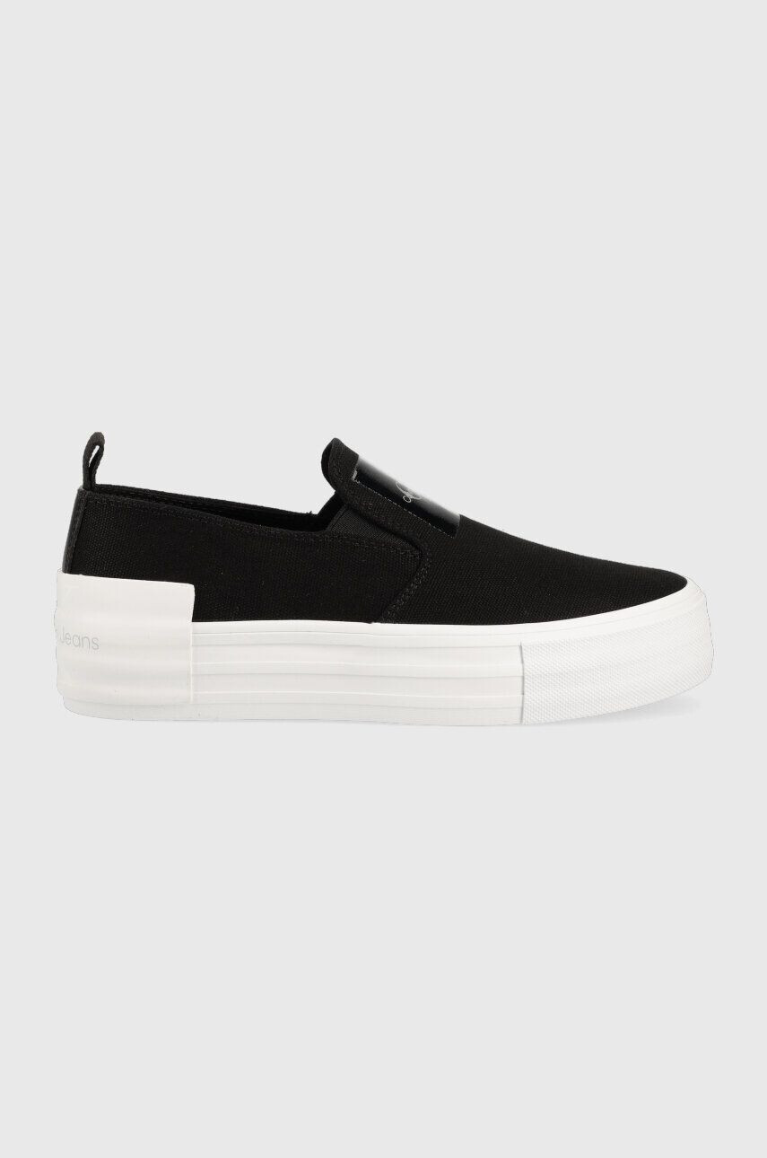 Calvin Klein Jeans Tenisky BOLD VULC FLATF SLIP dámské fialová barva YW0YW01040 - Pepit.cz