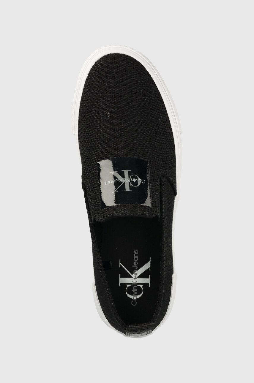 Calvin Klein Jeans Tenisky BOLD VULC FLATF SLIP dámské fialová barva YW0YW01040 - Pepit.cz