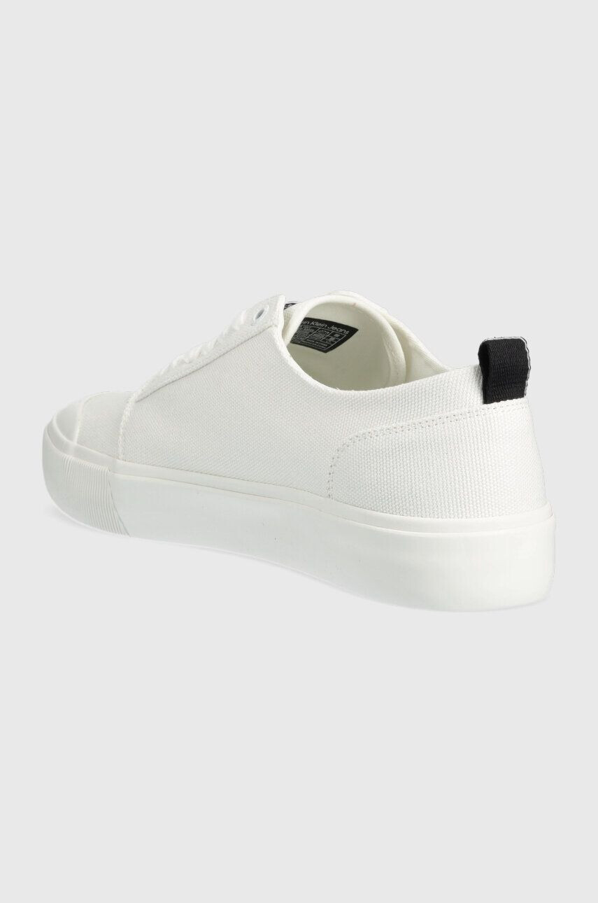 Calvin Klein Jeans Tenisky SKATER VULC LOW LACEUP BADGE pánské bílá barva - Pepit.cz