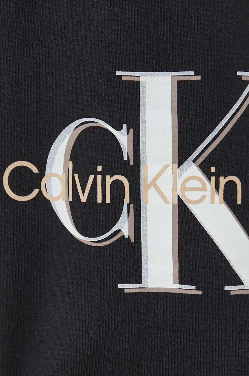 Calvin Klein Jeans Tepláky pánské černá barva hladké - Pepit.cz