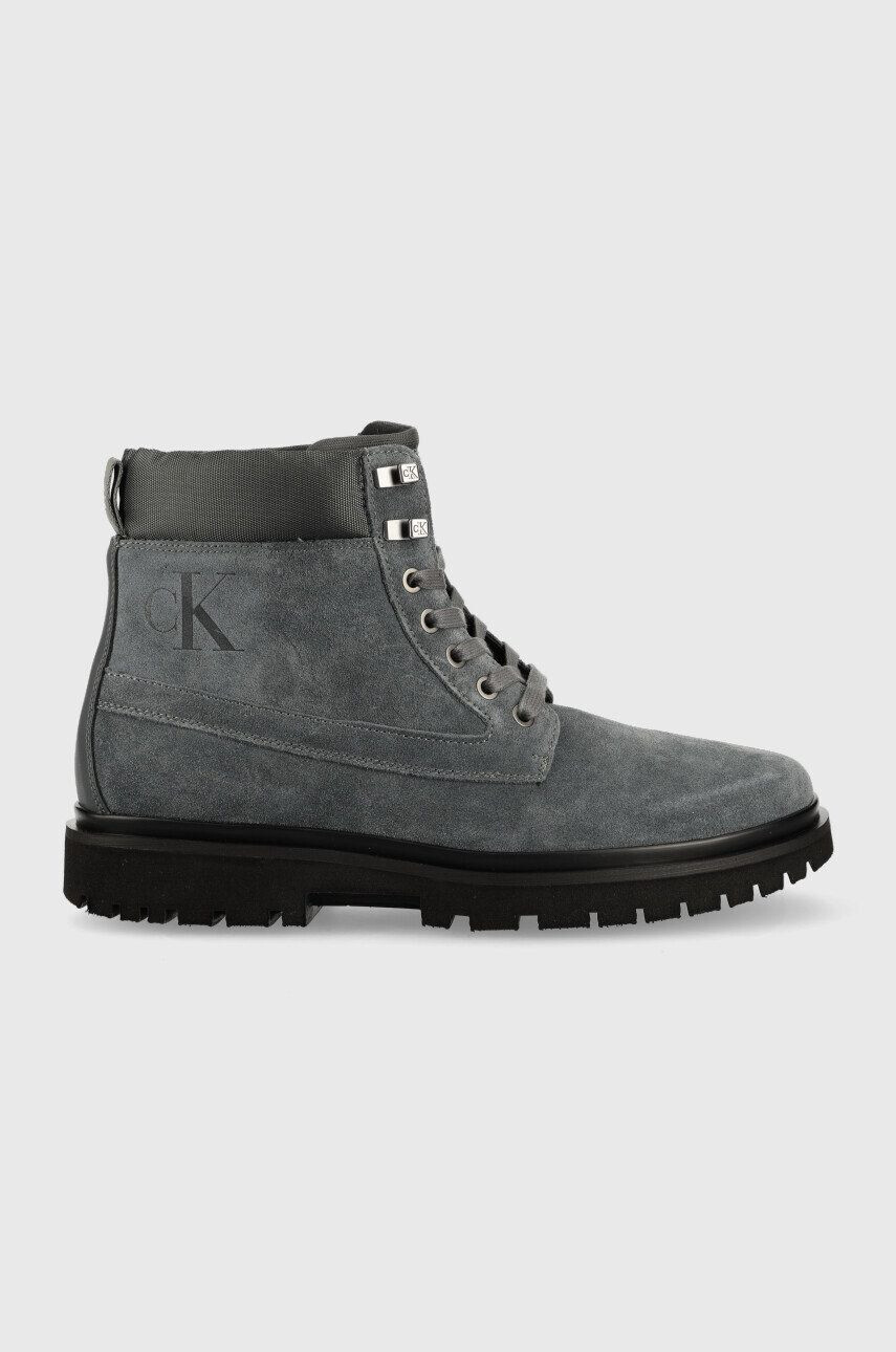 Calvin Klein Jeans Trapery Lug Mid Laceup Boot Hike pánské - Pepit.cz