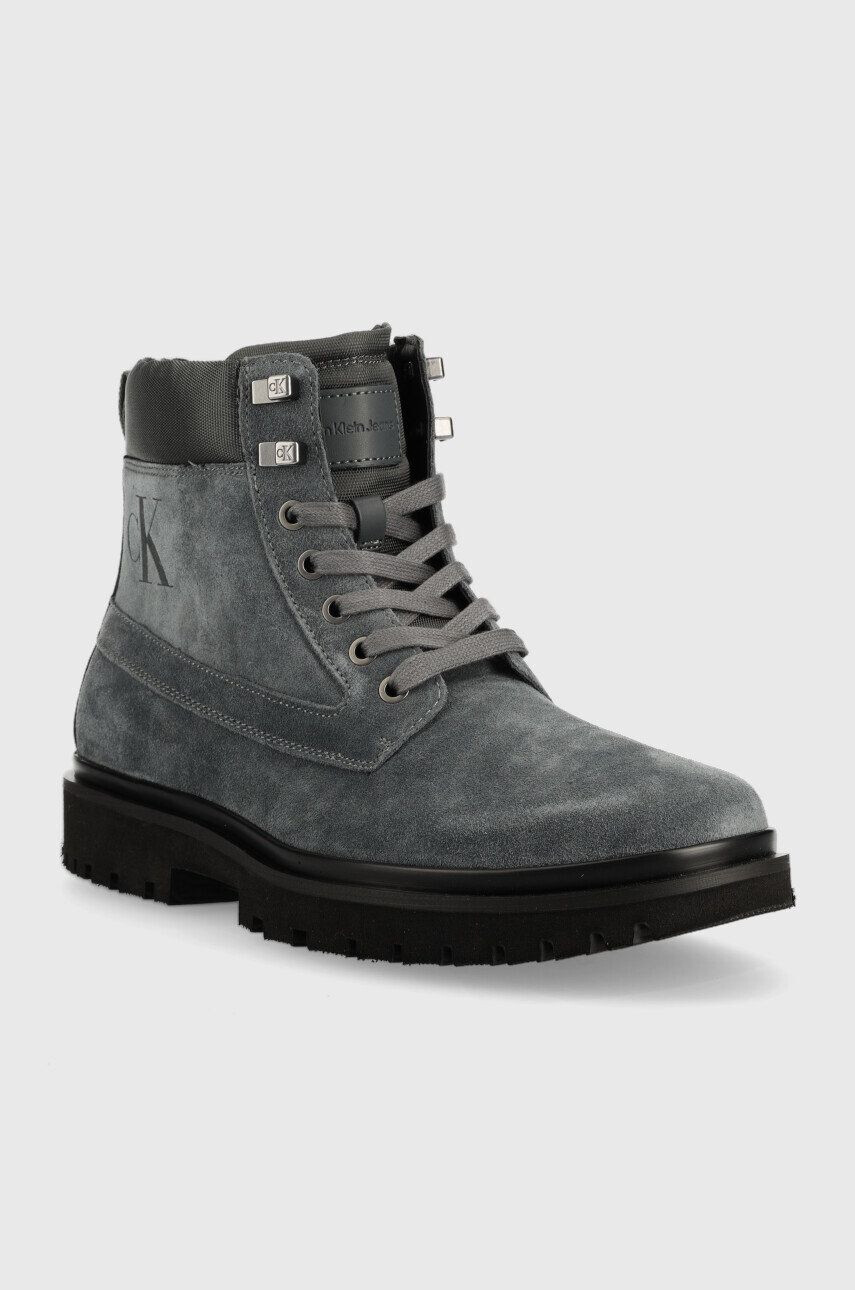 Calvin Klein Jeans Trapery Lug Mid Laceup Boot Hike pánské - Pepit.cz