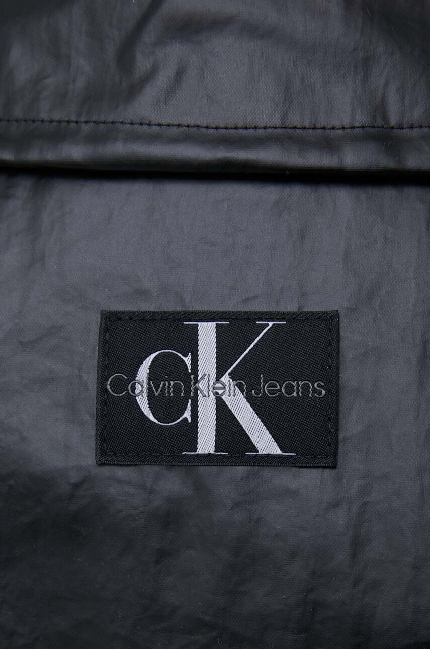 Calvin Klein Jeans Trench kabát dámský béžová barva přechodný dvouřadový - Pepit.cz