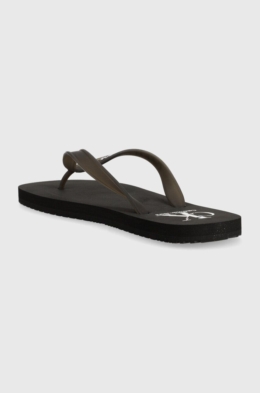 Calvin Klein Jeans Žabky BEACH SANDAL AOP pánské černá barva YM0YM00656 - Pepit.cz