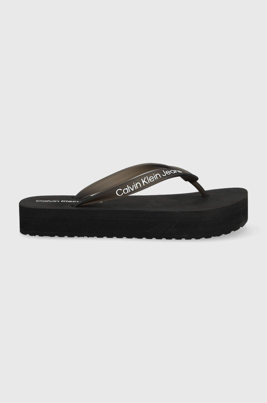 Calvin Klein Jeans Žabky Beach Sandal Flatform - Pepit.cz