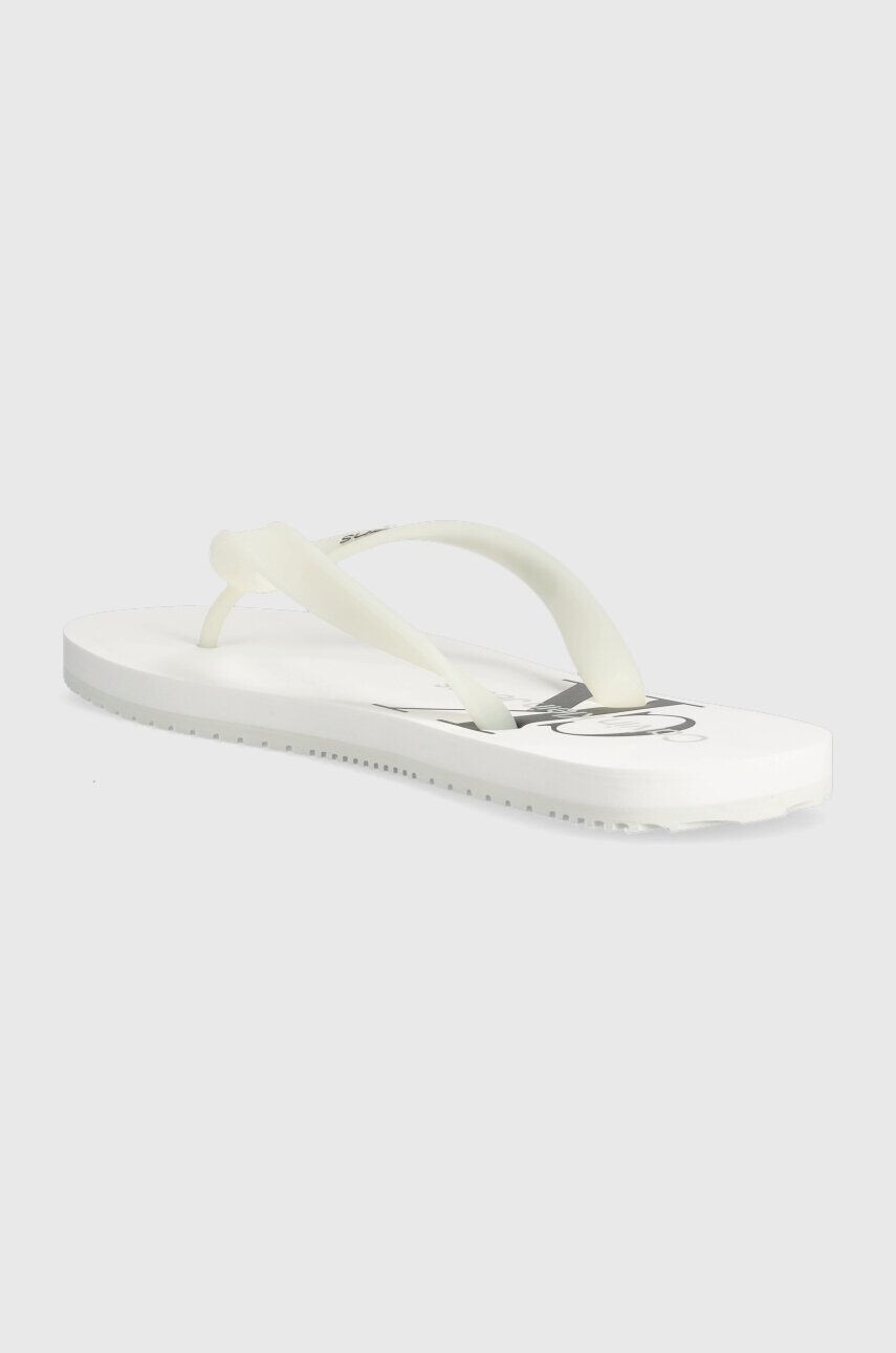 Calvin Klein Jeans Žabky BEACH SANDAL MONOGRAM TPU pánské bílá barva - Pepit.cz