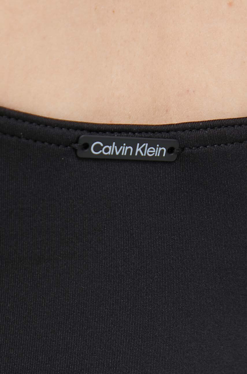 Calvin Klein Jednodílné plavky černá barva mírně vyztužený košík - Pepit.cz