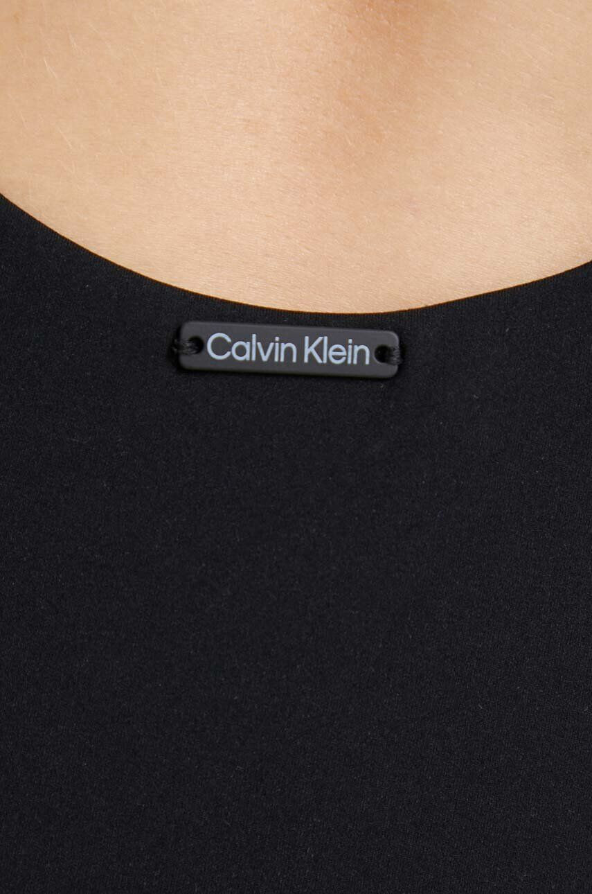 Calvin Klein Jednodílné plavky černá barva mírně vyztužený košík - Pepit.cz