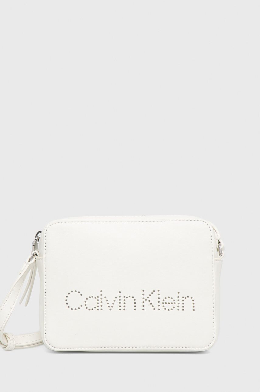 Calvin Klein Kabelka bílá barva - Pepit.cz