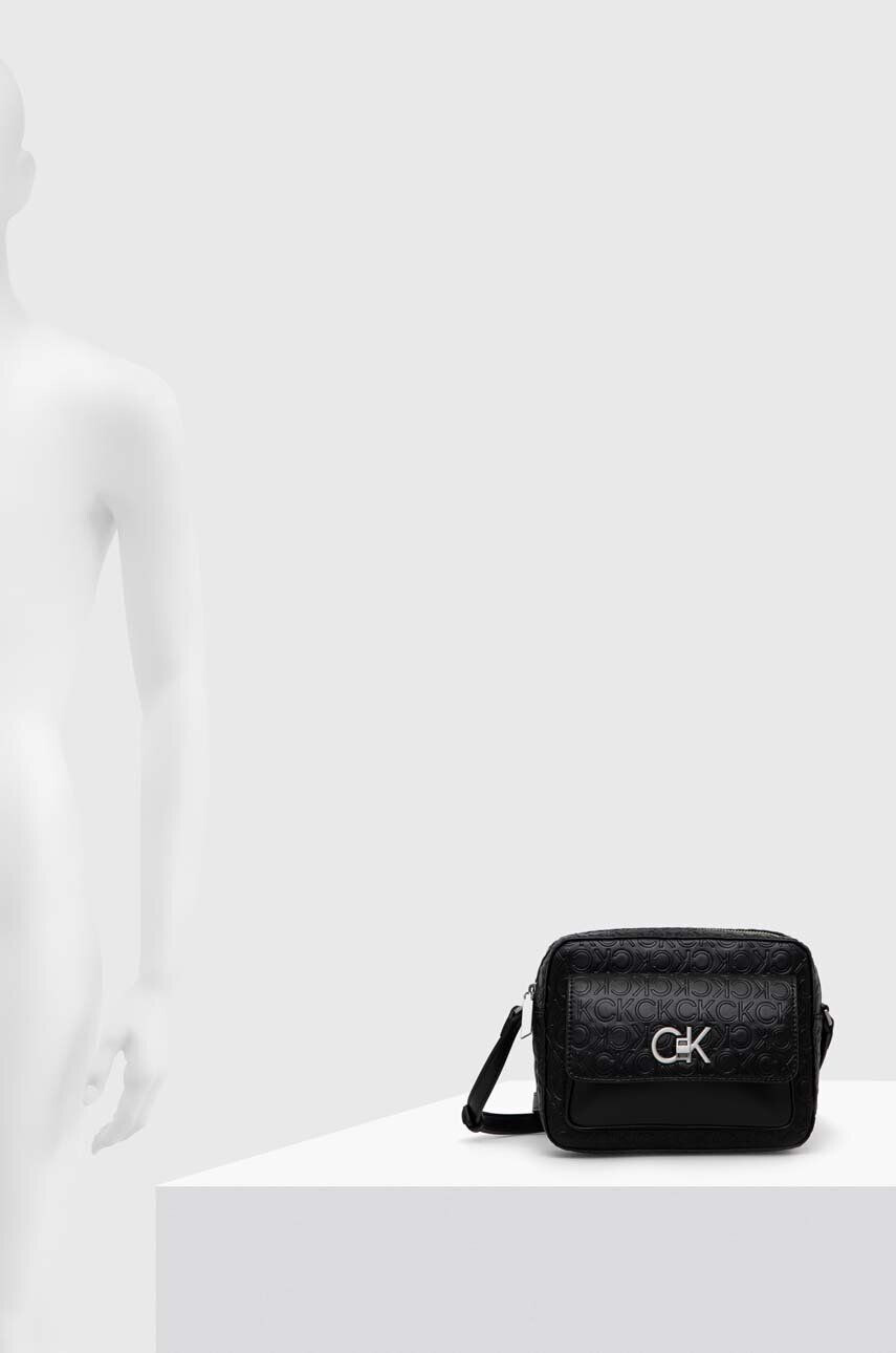 Calvin Klein Kabelka černá barva - Pepit.cz