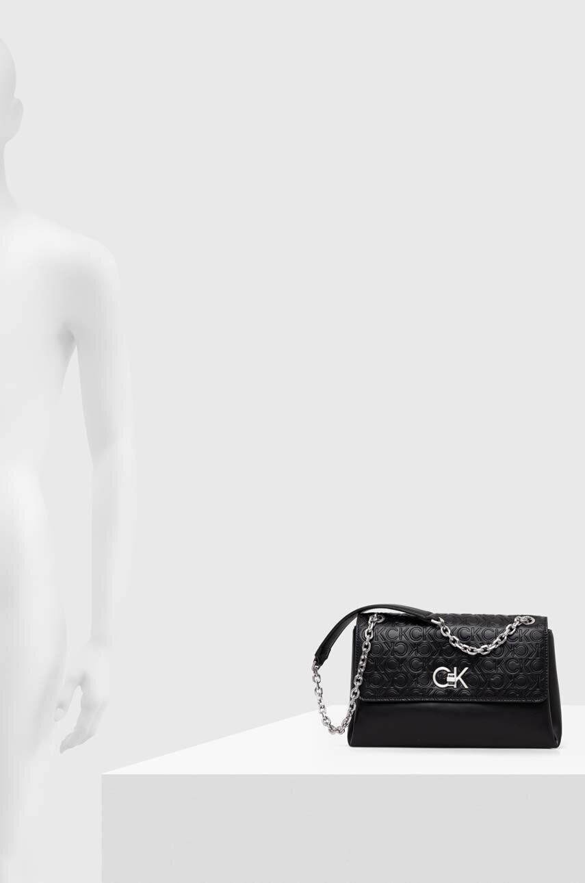 Calvin Klein Kabelka černá barva - Pepit.cz