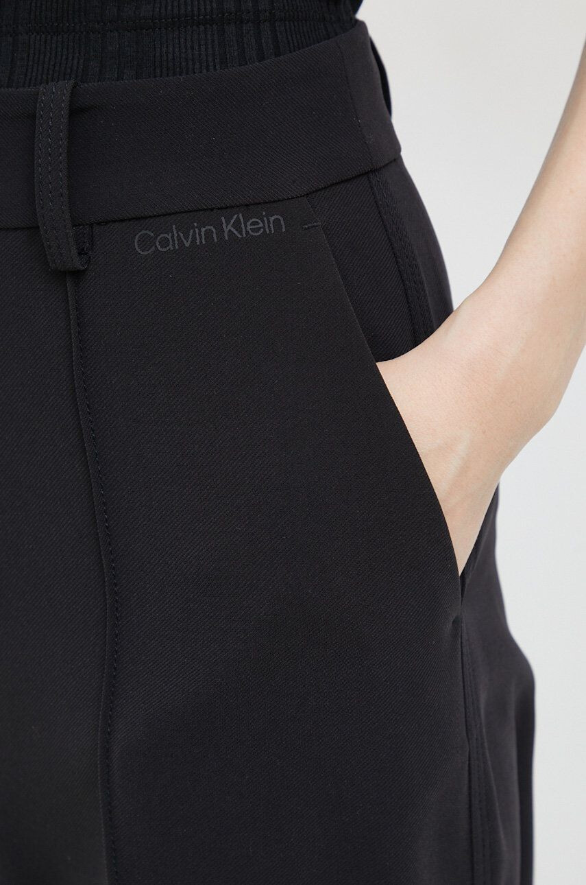 Calvin Klein Kalhoty dámské oranžová barva - Pepit.cz