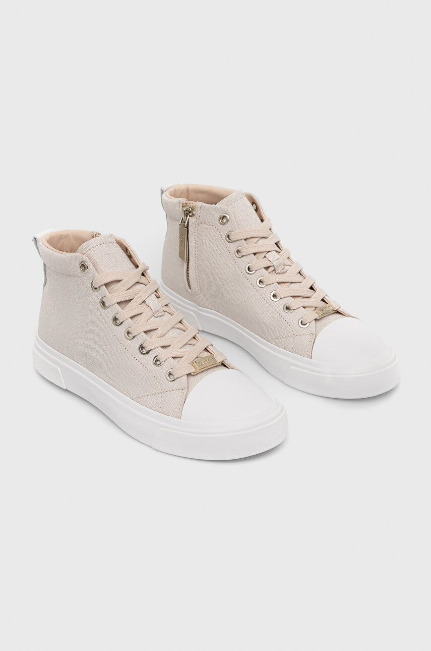 Calvin Klein Kecky Vulc High Top dámské béžová barva - Pepit.cz