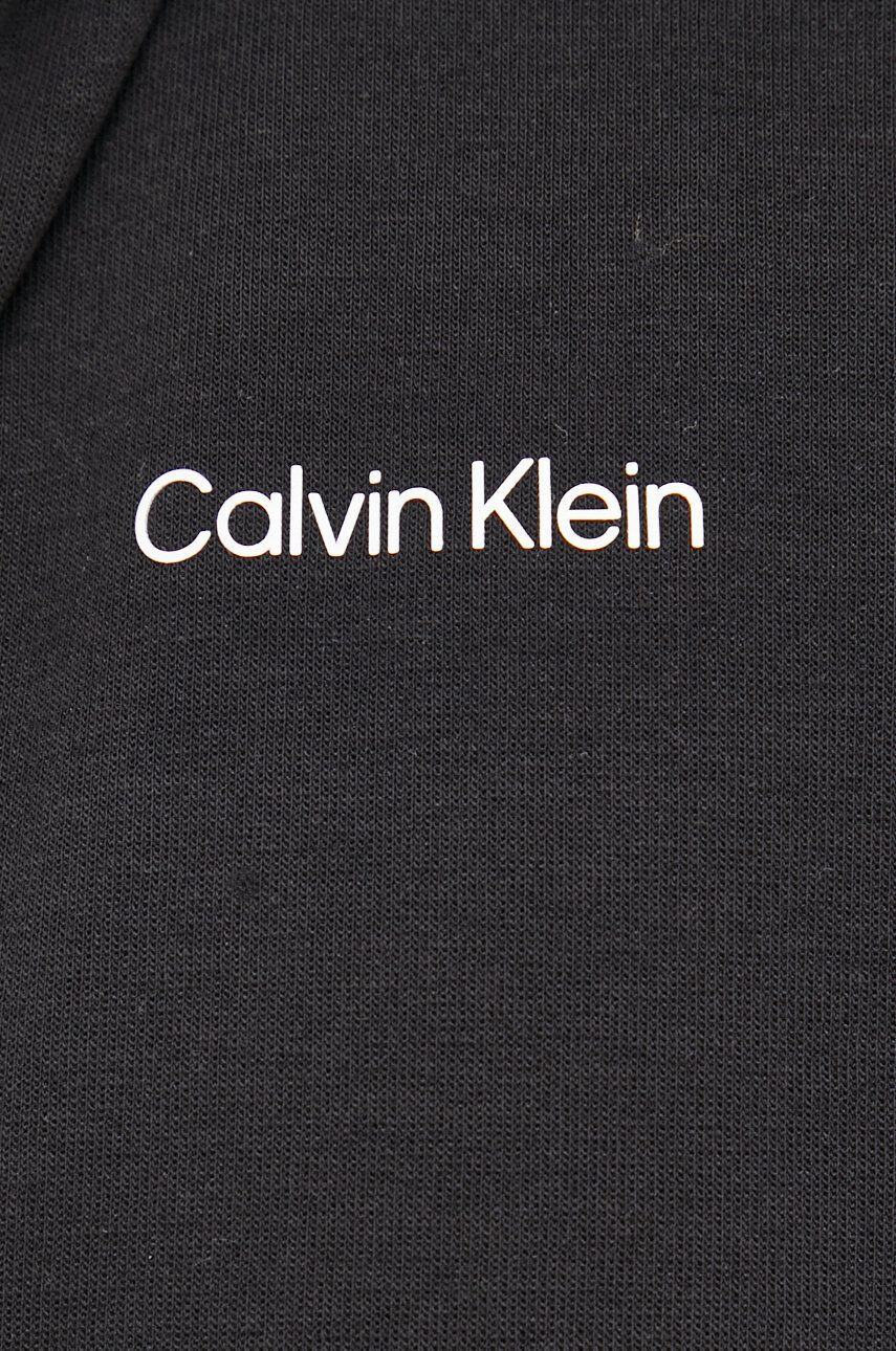 Calvin Klein Mikina pánská černá barva hladká - Pepit.cz