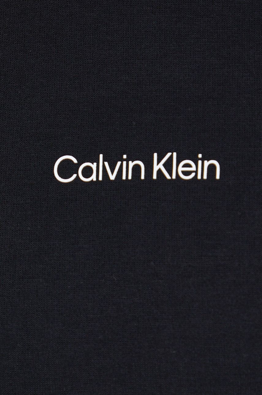 Calvin Klein Mikina dámská černá barva hladká - Pepit.cz