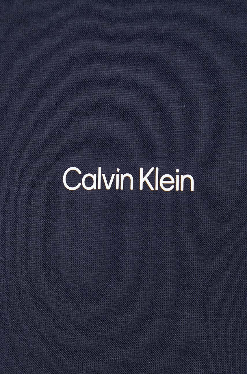 Calvin Klein Mikina pánská tmavomodrá barva s kapucí hladká - Pepit.cz