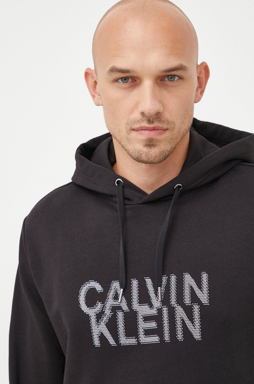 Calvin Klein Mikina pánská bílá barva hladká - Pepit.cz