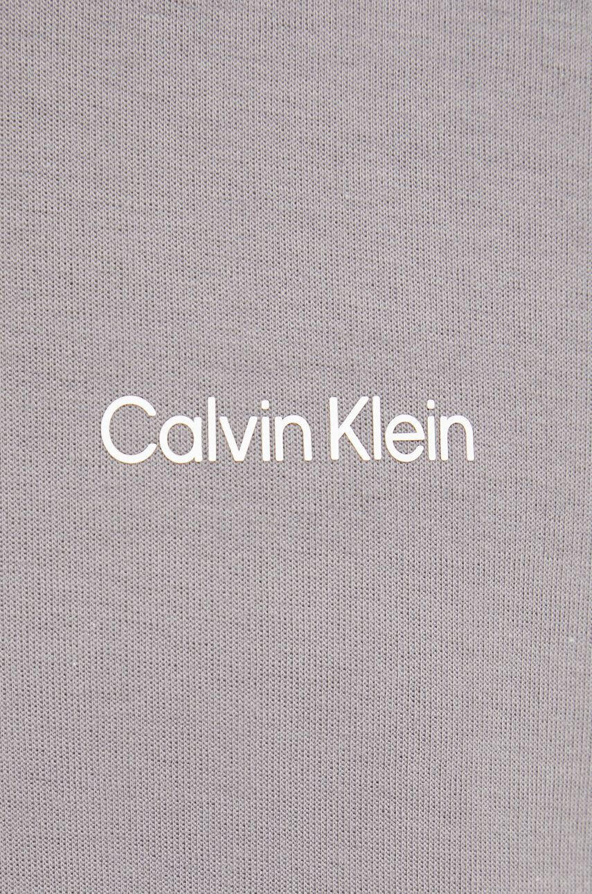 Calvin Klein Mikina pánská šedá barva hladká - Pepit.cz