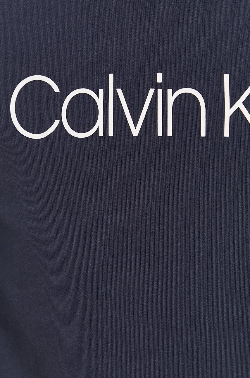 Calvin Klein Mikina pánská tmavomodrá barva s potiskem - Pepit.cz