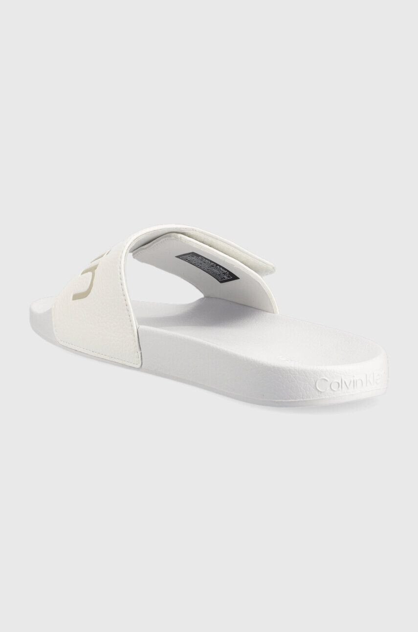 Calvin Klein Pantofle ADJ POOL SLIDE PU pánské černá barva HM0HM00957 - Pepit.cz