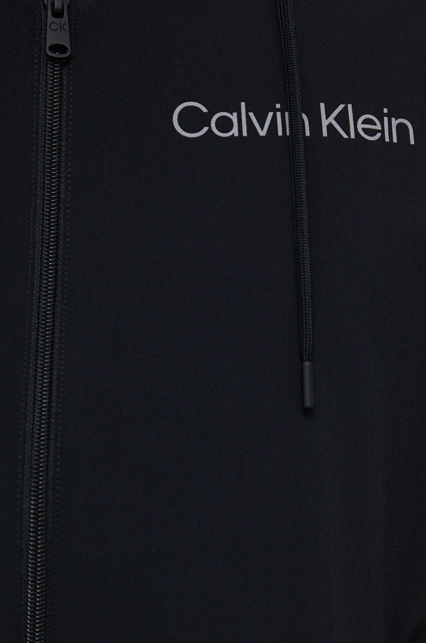 Calvin Klein Performance Bunda pánská černá barva přechodná - Pepit.cz