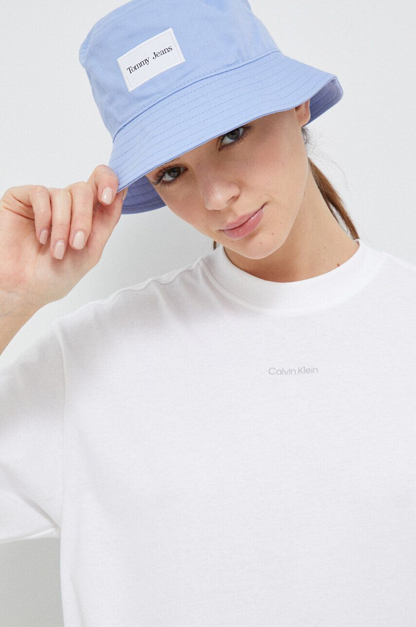 Calvin Klein Performance Šaty bílá barva mini oversize - Pepit.cz