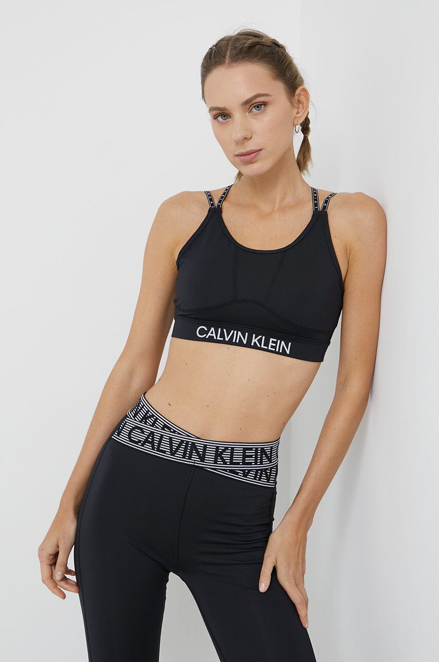 Calvin Klein Performance Sportovní podprsenka tyrkysová barva - Pepit.cz